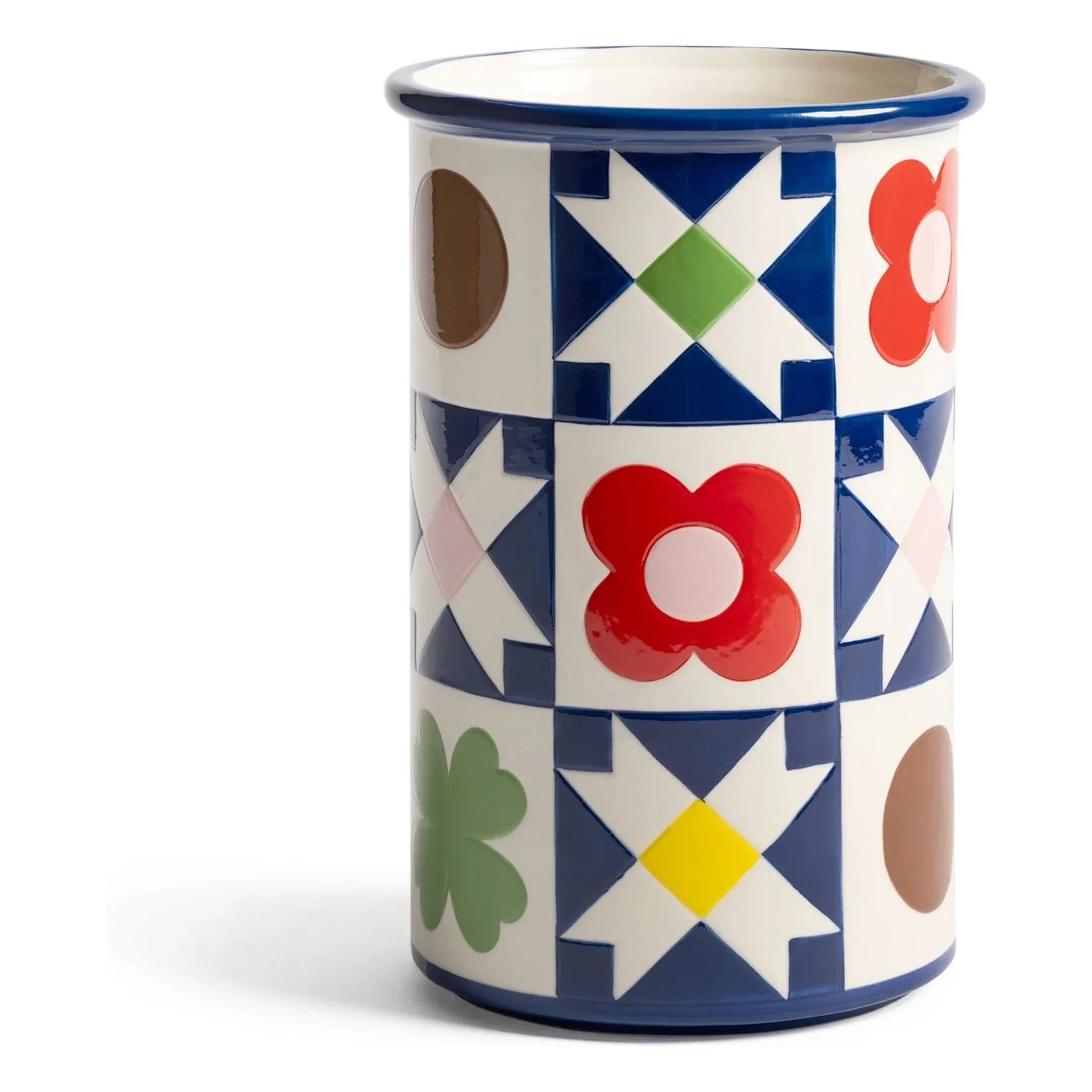 &Klevering - Stoneware vase Courtepointe