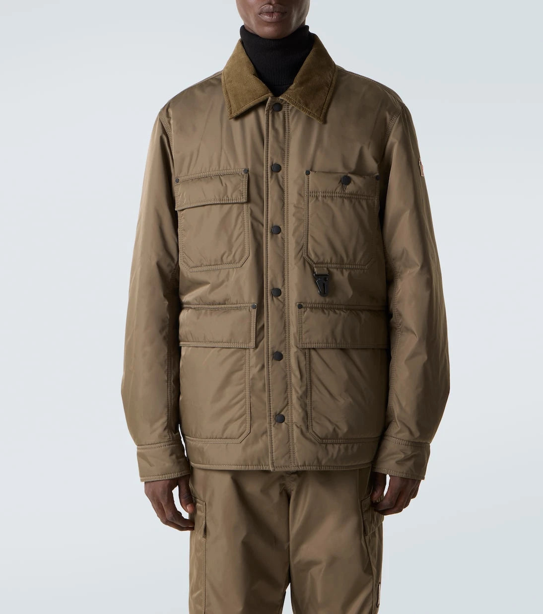 Moncler Grenoble - Waterton corduroy-trimmed down jacket