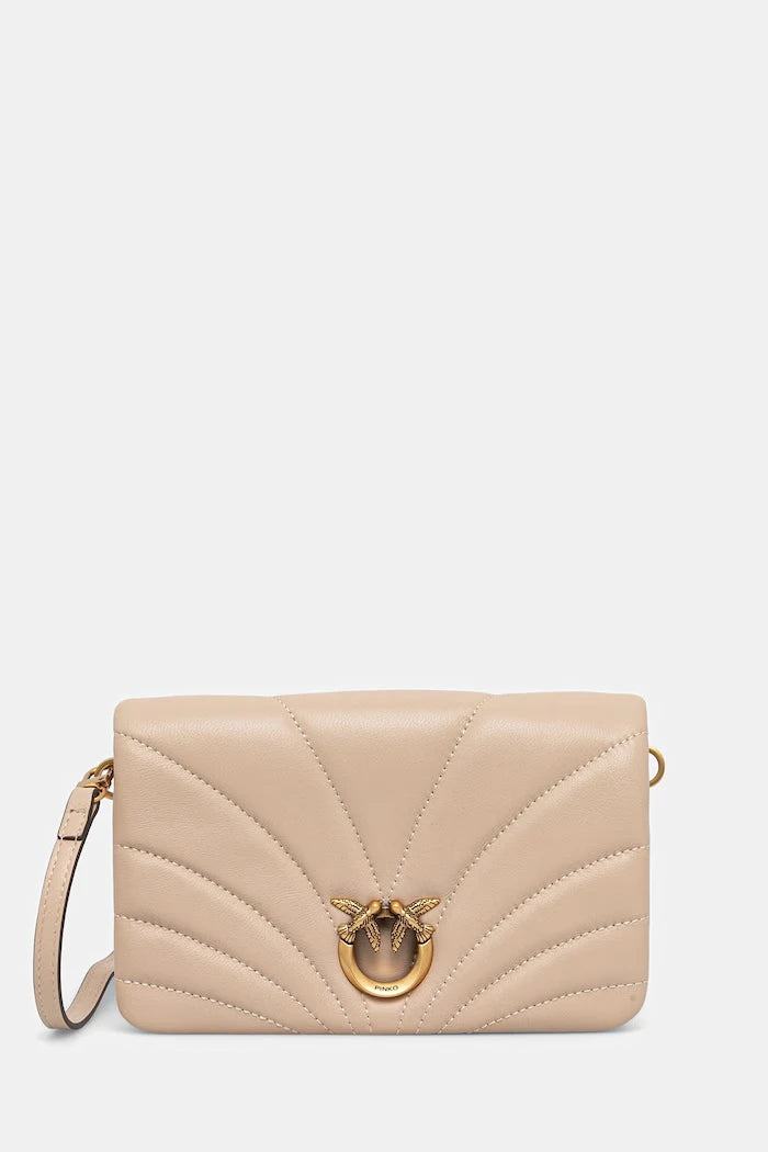 Pinko чанта crossbody дамска от кожа