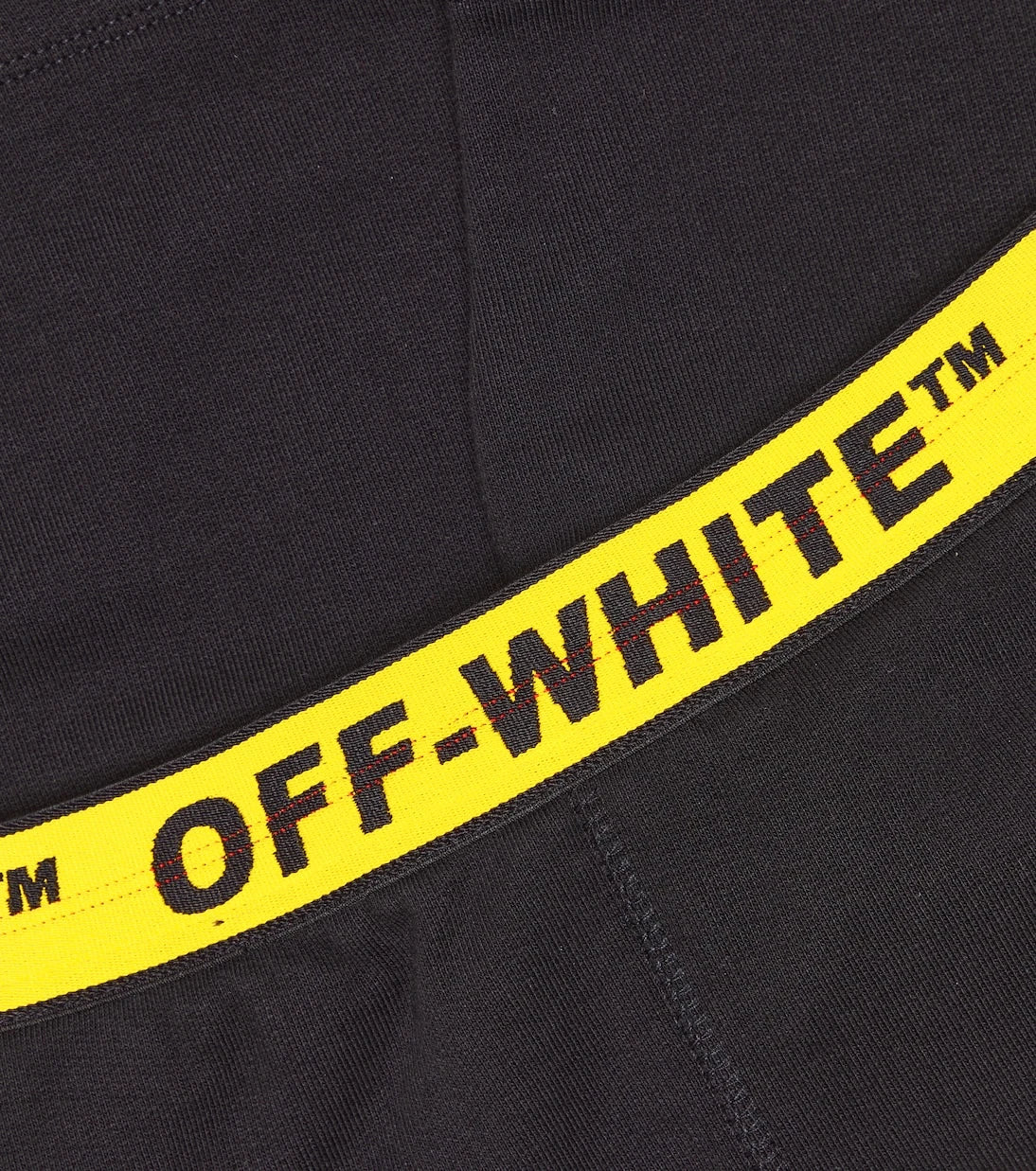 Off-White Kids - شورت قطني جيرسيه بشعار الماركة