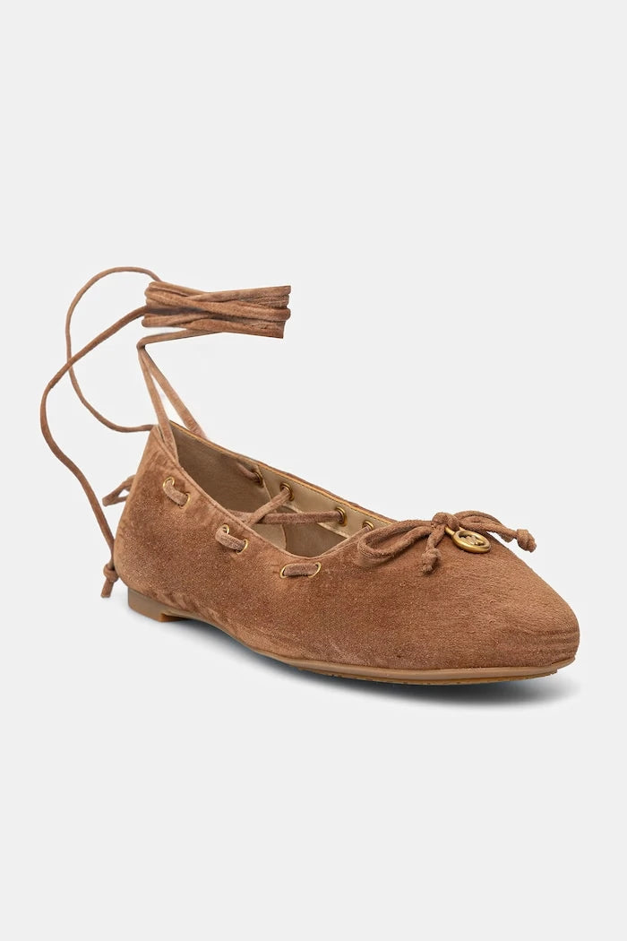 Велурени балеринки MICHAEL Michael Kors Shae Flex Ballet