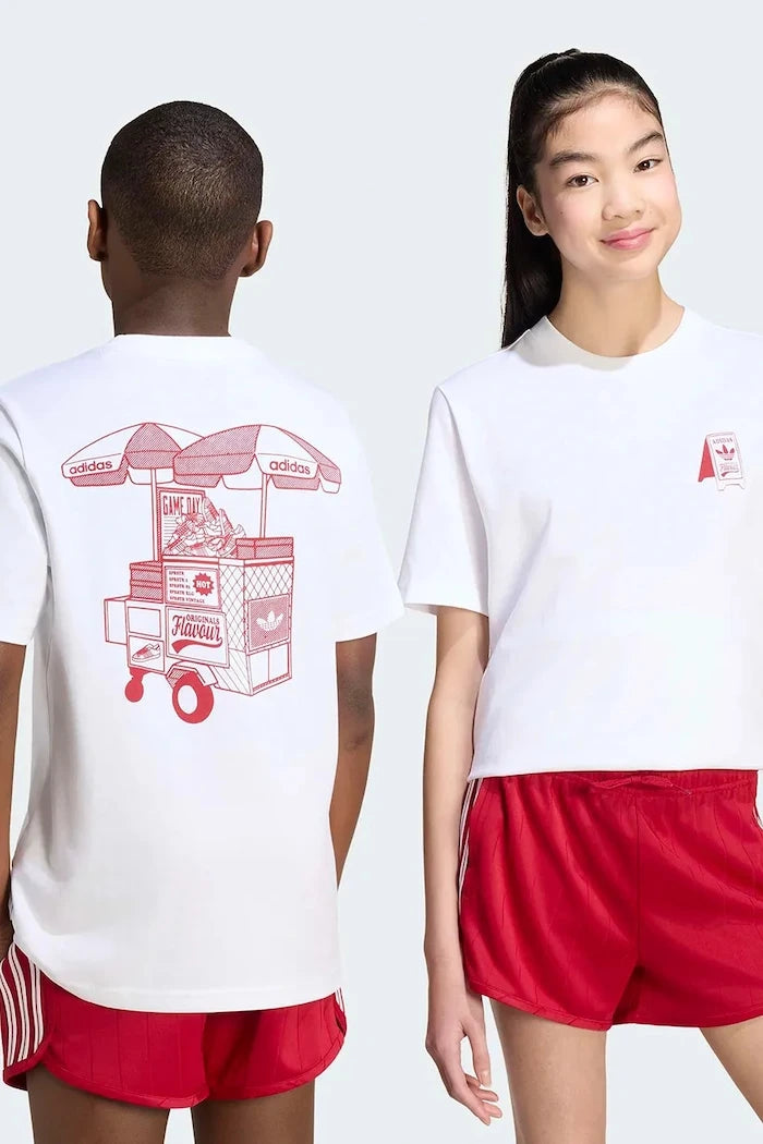adidas Originals pamuklu çocuk tişörtü