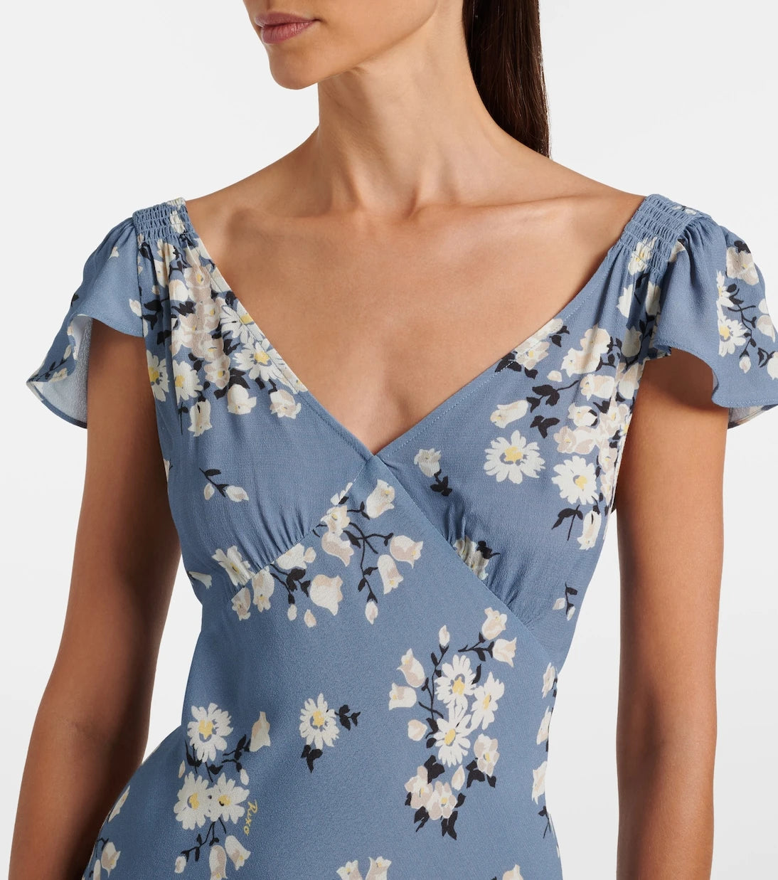 Rixo - Cathy floral crêpe midi dress