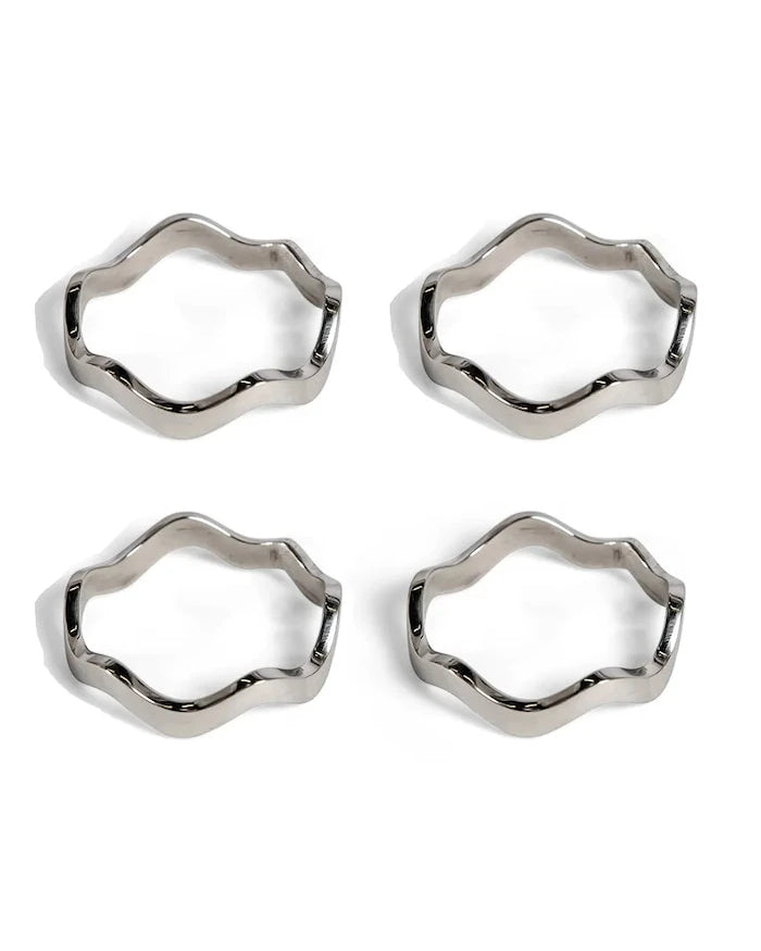 Sagaform Anna Peçete Halkaları 5 x 5 cm (4 adet)