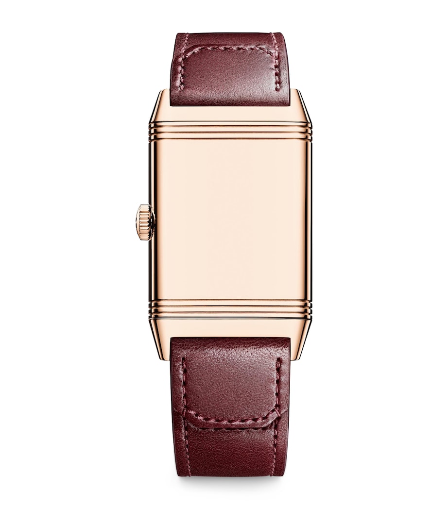 Rose Gold Reverso Tribute Small Seconds Watch 27.4mm