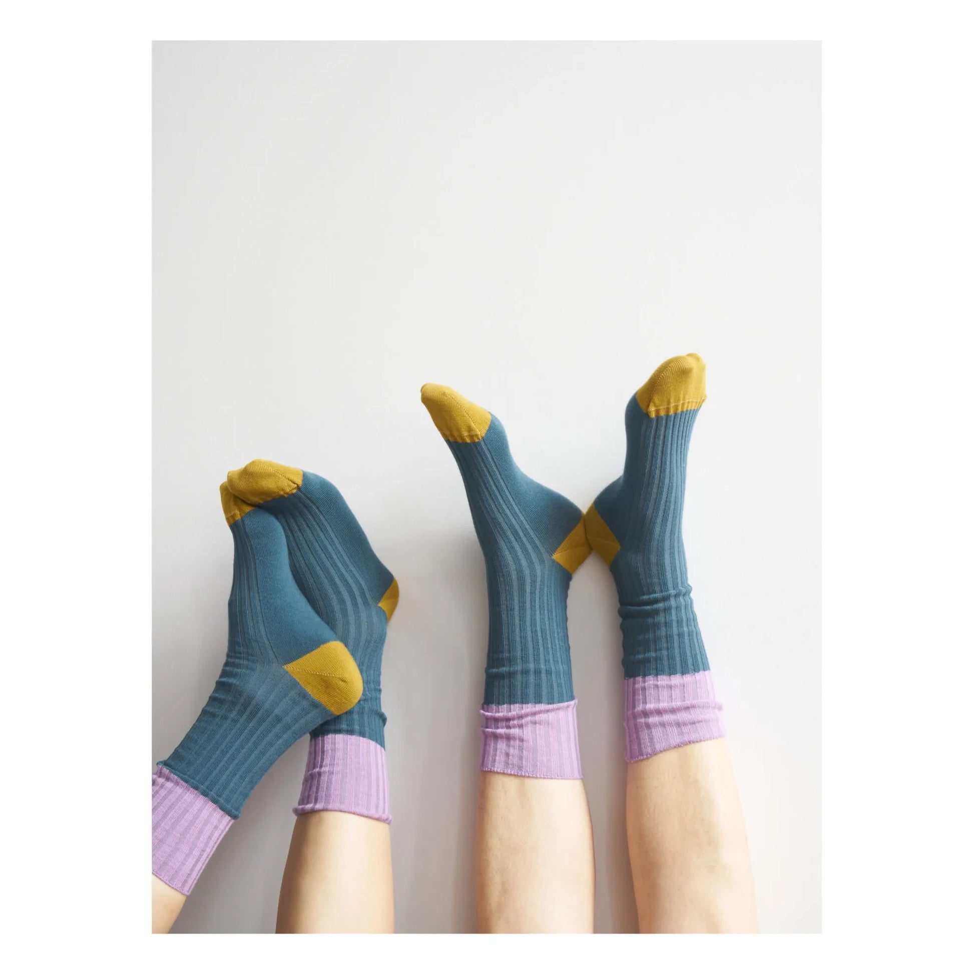La cerise sur le gâteau - Yvette sock | Peacock blue
