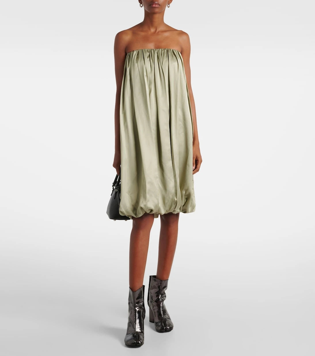 MM6 Maison Margiela - Fırfırlı mini elbise