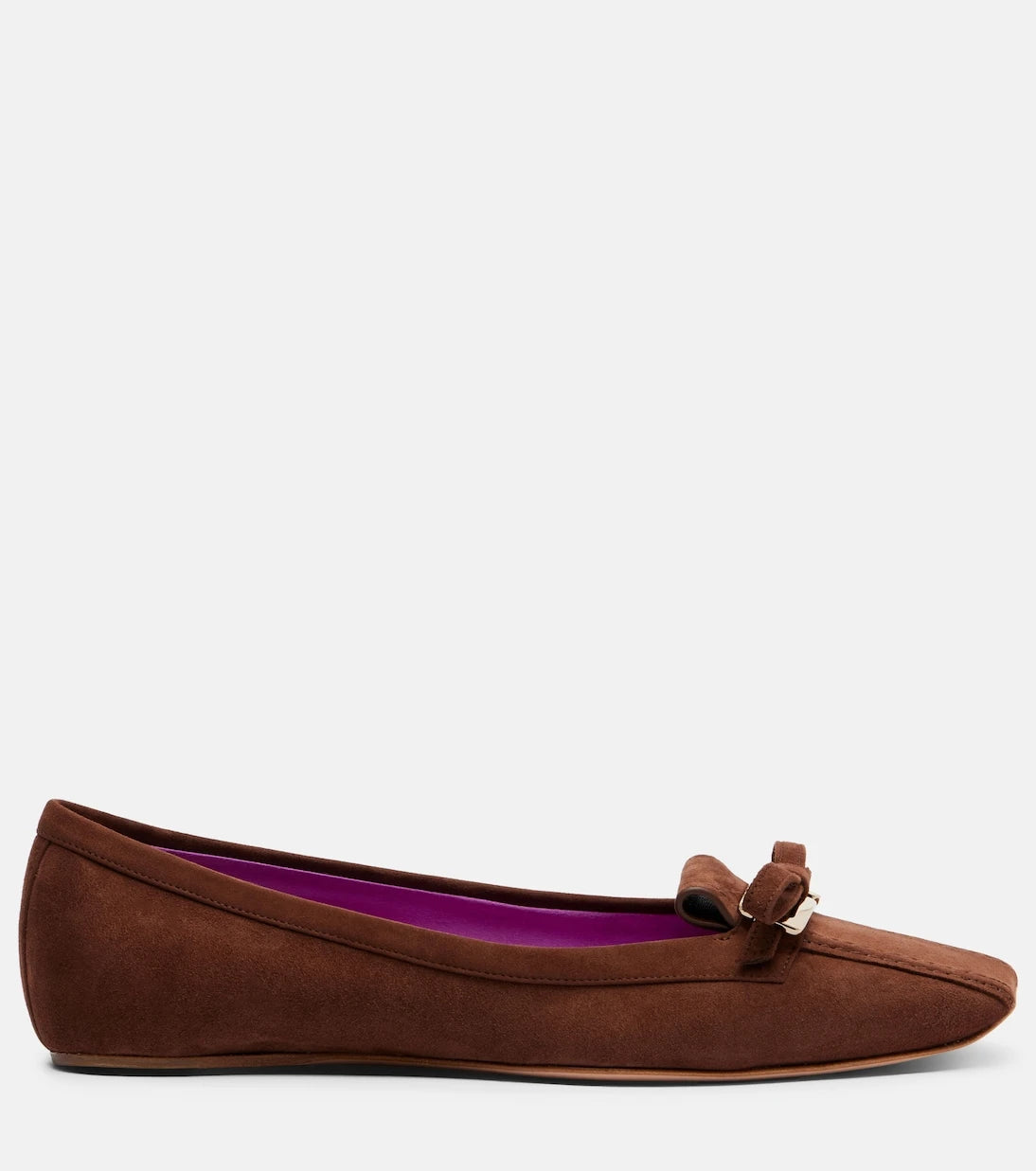 Roger Vivier - Trompette suede ballet flats