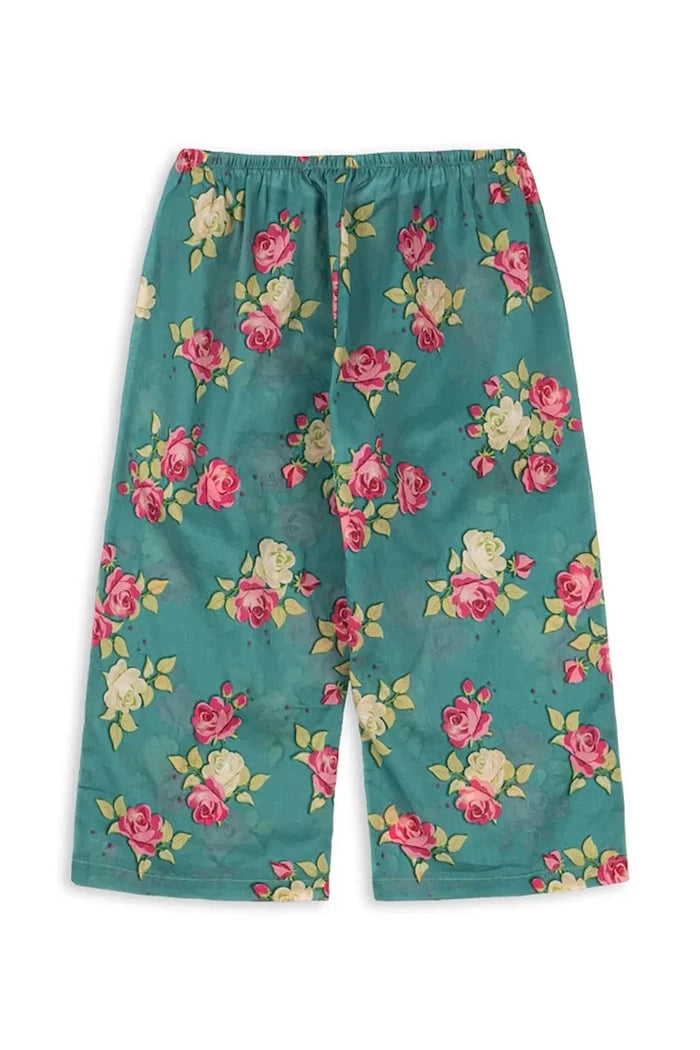 Konges Sløjd çocuk pamuklu pantolon VIOLA FRILL PANTS GOTS