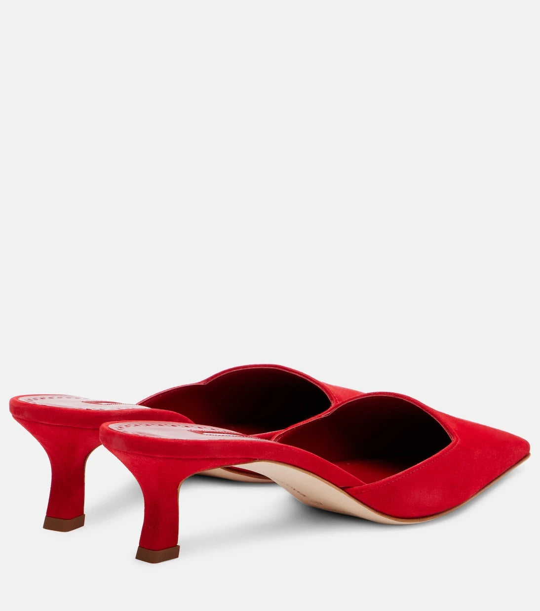 Manolo Blahnik - Moiramu suede mules