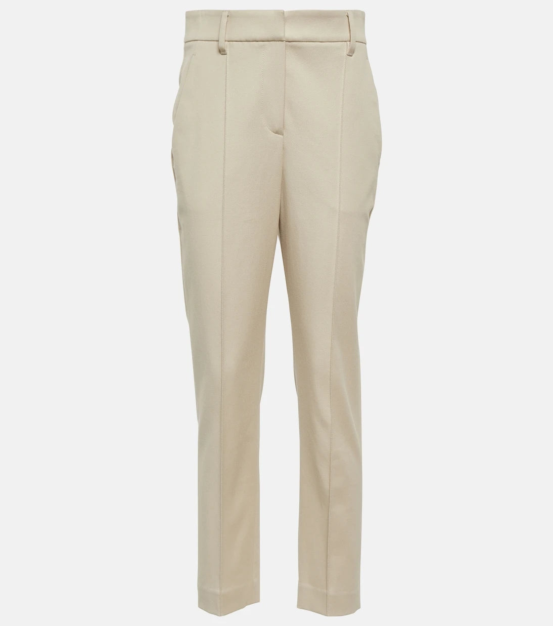 Brunello Cucinelli - Cotton-blend slim pants