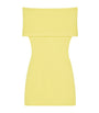 Givenchy Yellow Wool-Blend Knit Mini Dress