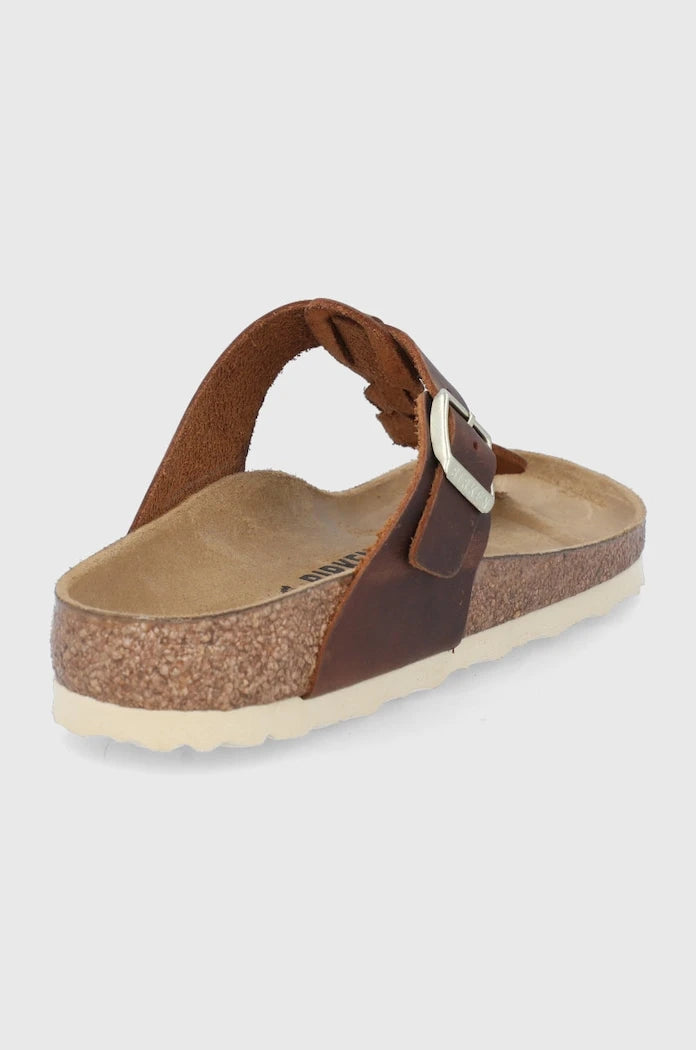 Кожени джапанки Birkenstock Gizeh