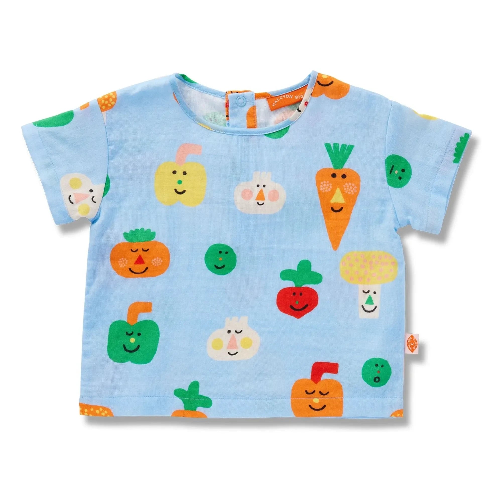 Halcyon Nights - Vegetables T-shirt | Light blue