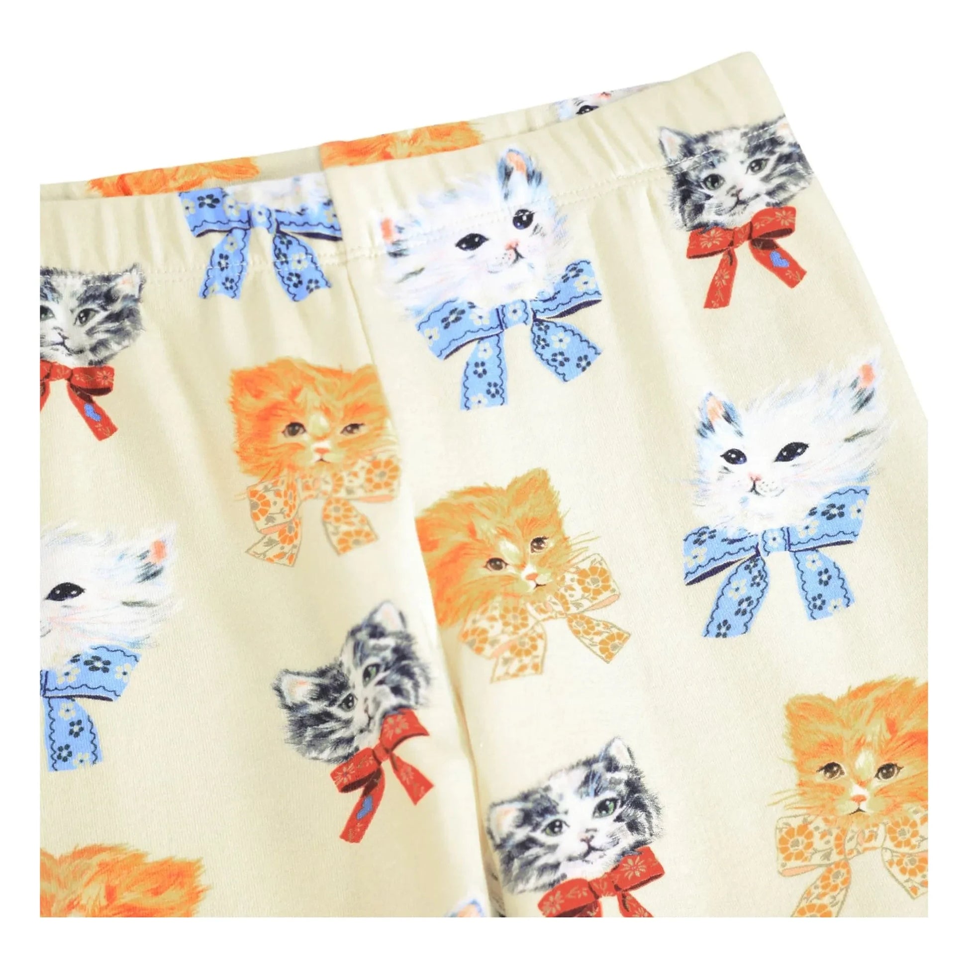 Molo - Pyjamas Lue Cats Organic Cotton | White - Ivory