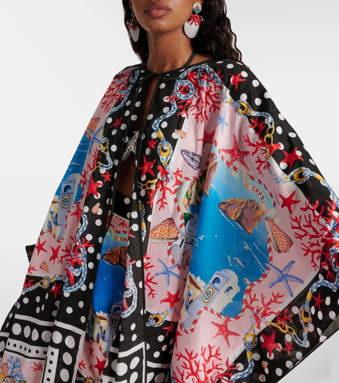 Dolce&Gabbana - Capri printed cotton kaftan