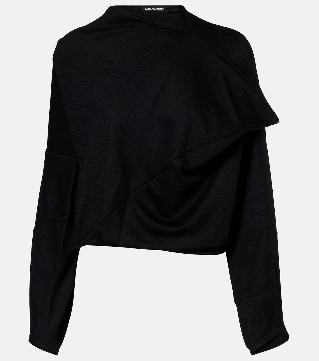 Junya Watanabe - Wool-blend crop top