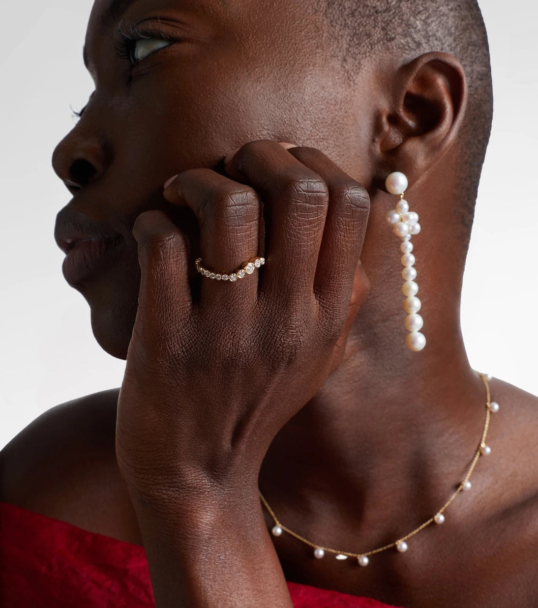 Sophie Bille Brahe - Sky Classic 18kt gold ring with diamonds