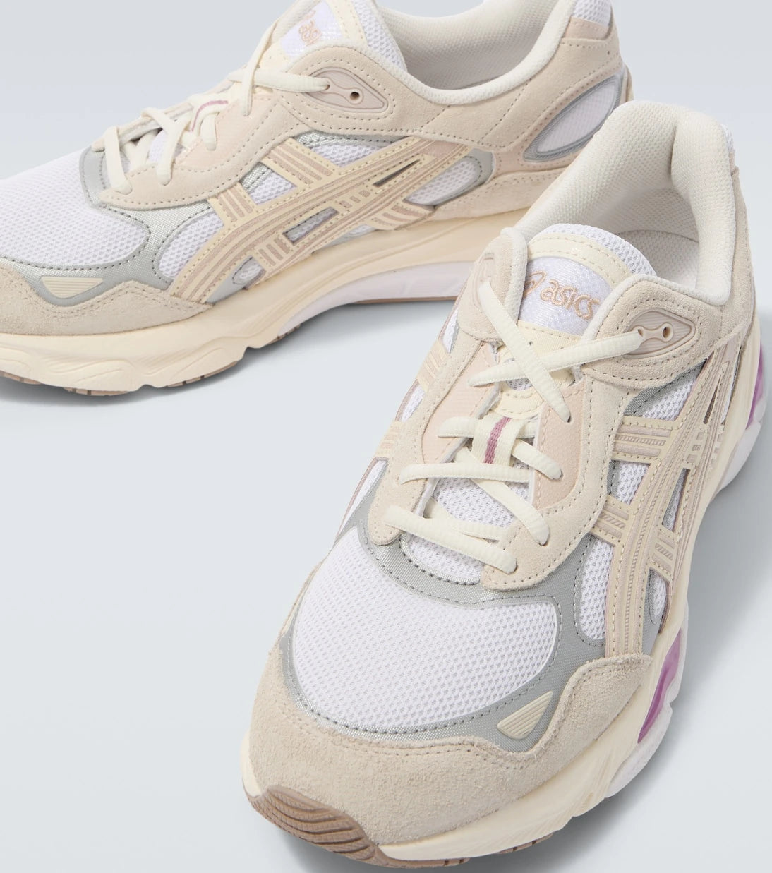 Asics - أحذية سنيكرز Gel-NYC 2.0 مزينة بالجلد المدبوغ