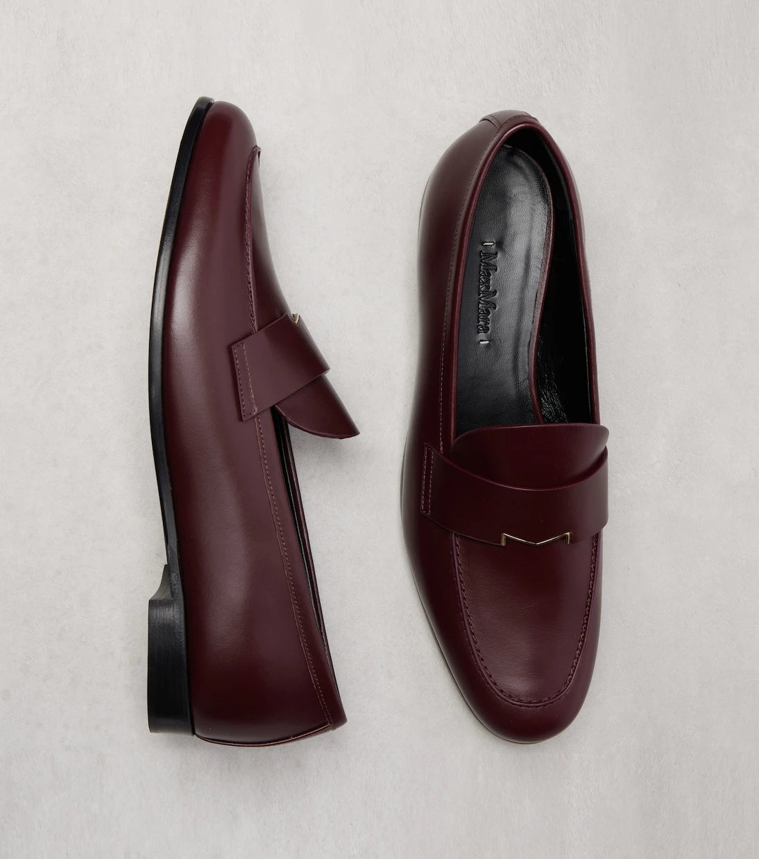 Max Mara - Leather mocassins