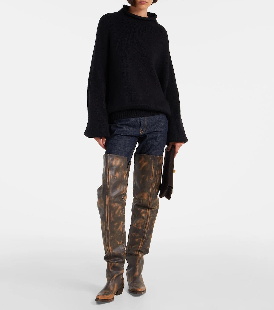 Khaite - Danielle high-rise straight jeans