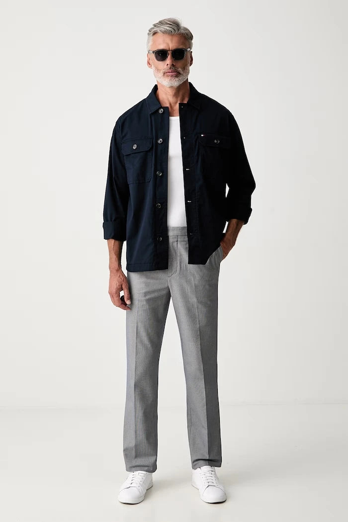 Tommy Hilfiger erkek pamuklu düz pantolon