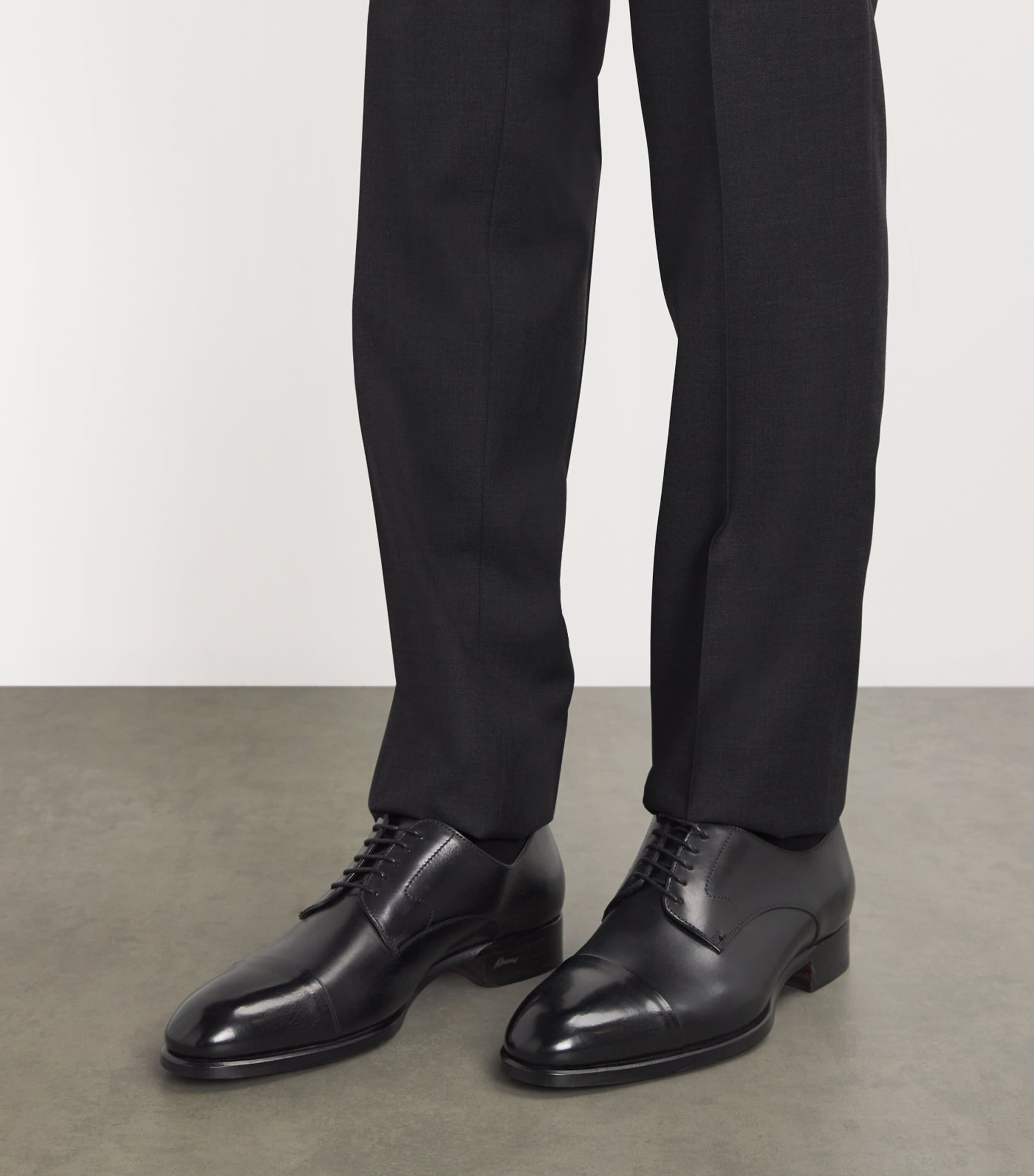 Brioni Leather Derby Shoes