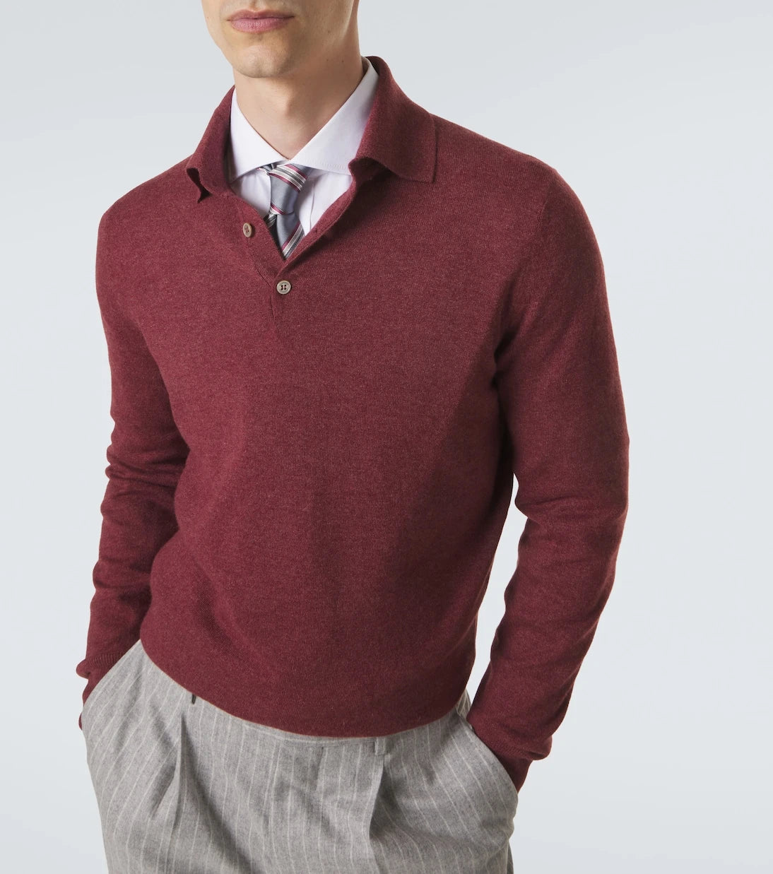 Brunello Cucinelli - Cashmere polo sweater