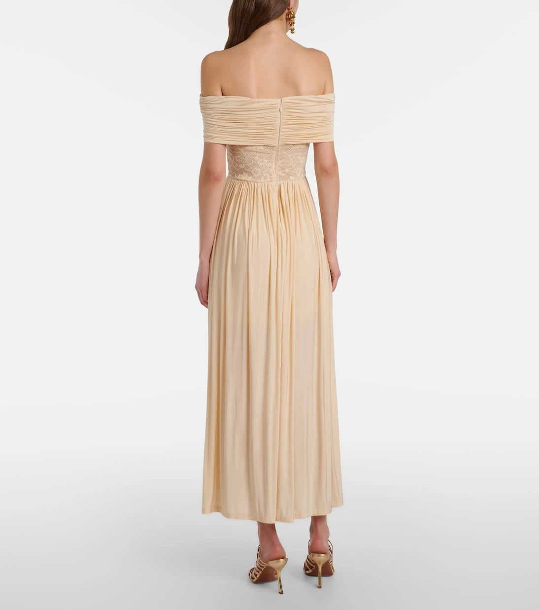 Zimmermann - Rebellion off-shoulder jersey maxi dress