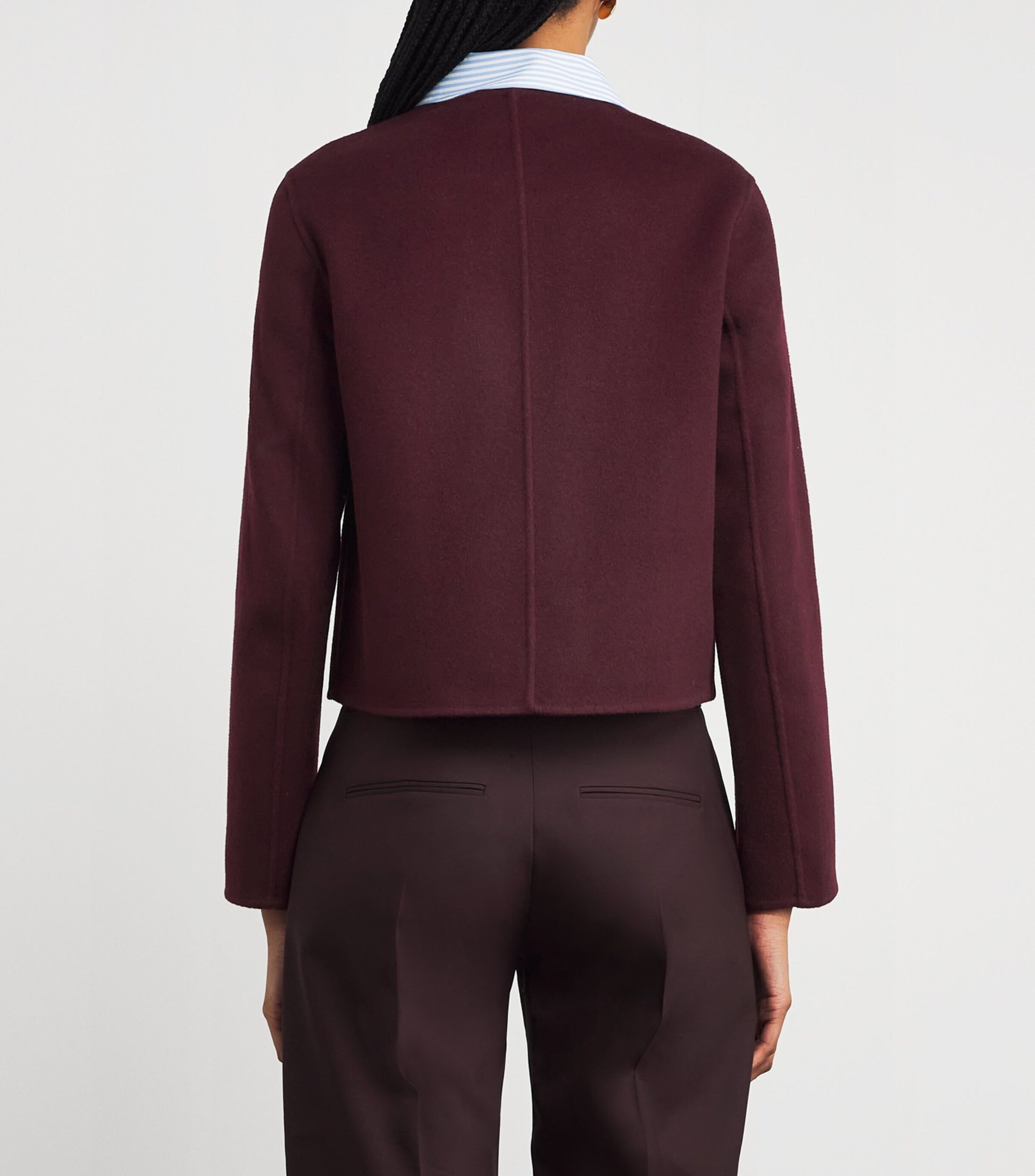 Claudie Pierlot Brown Wool Collared Jacket