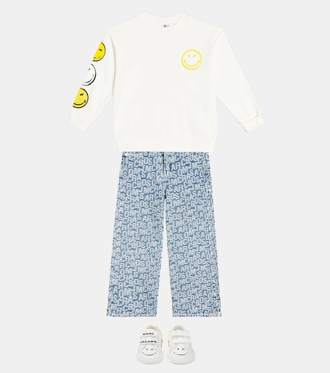 Marc Jacobs Kids - سويت شيرت من القطن بطبعة