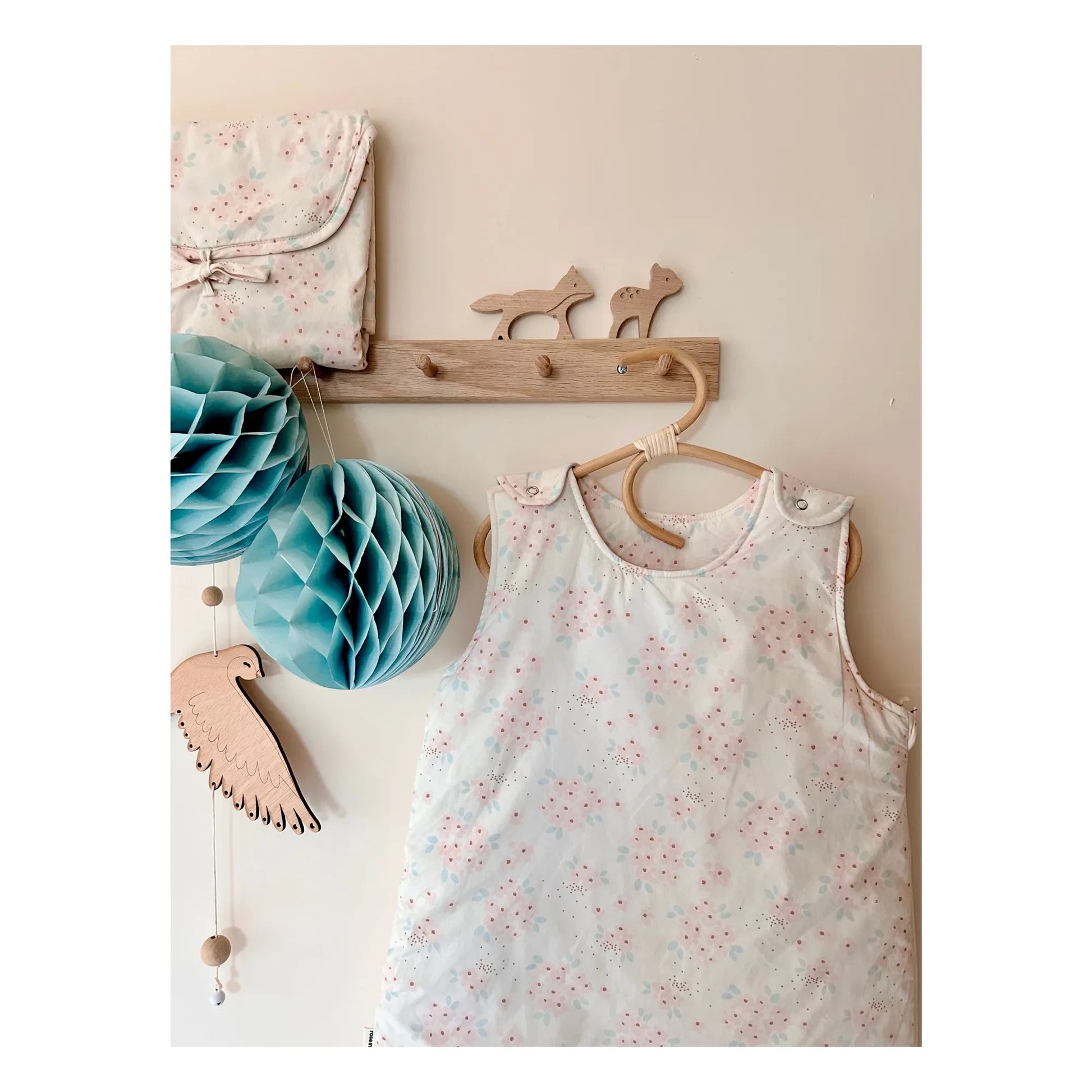 Rose in April - Sarah May sleeping bag | Powder pink
