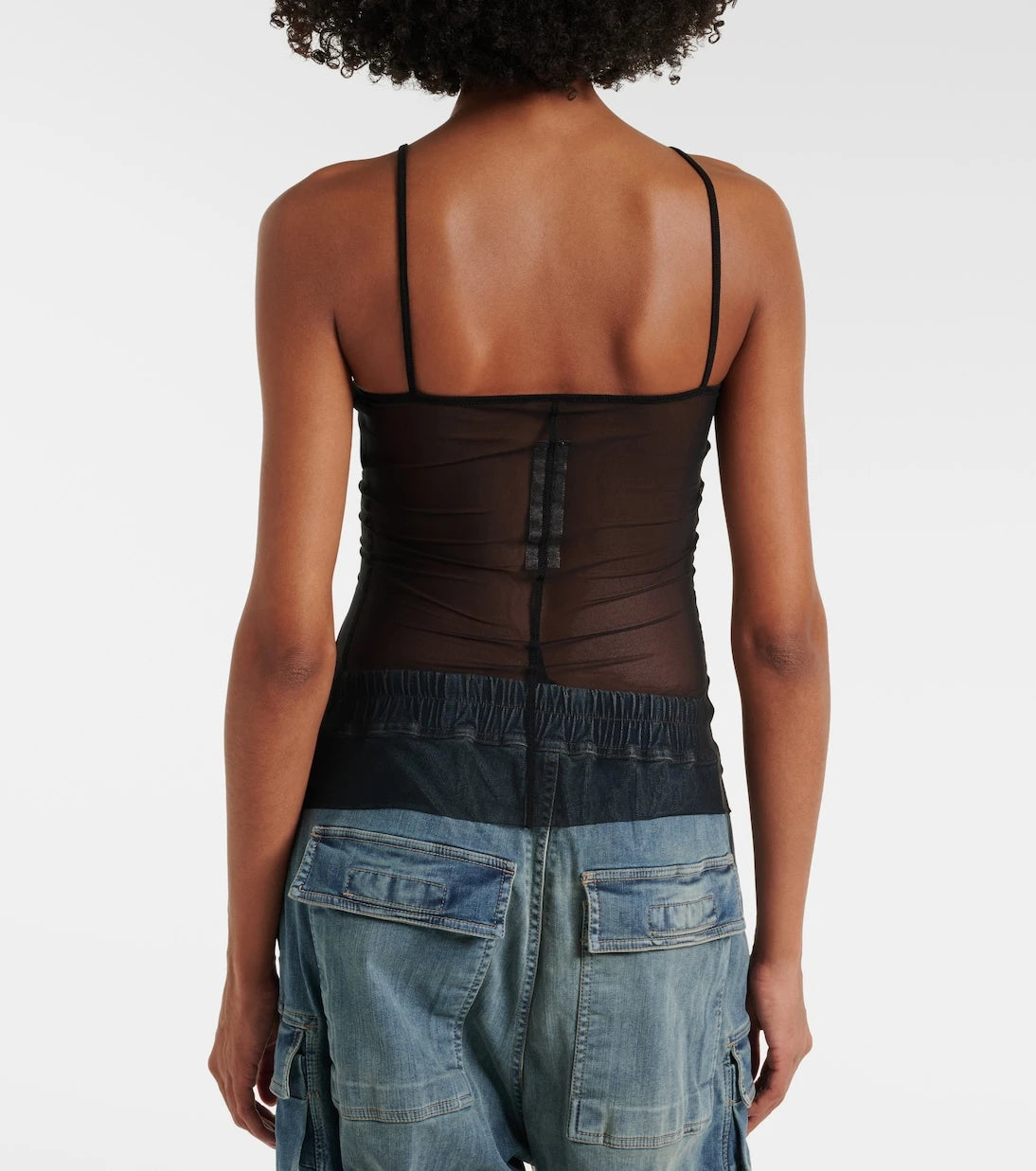 Rick Owens - SL Combo yarı şeffaf üst