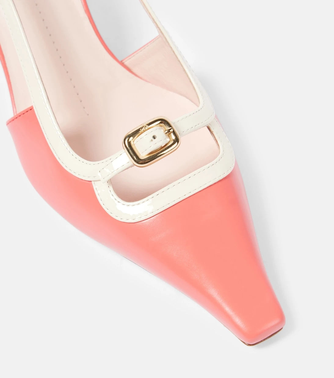 روجه فيفييه - حذاء Viv' Canard 55 slingback من الجلد بكعب
