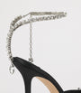 Saeda 100 Satin Embellished Heeled Sandals