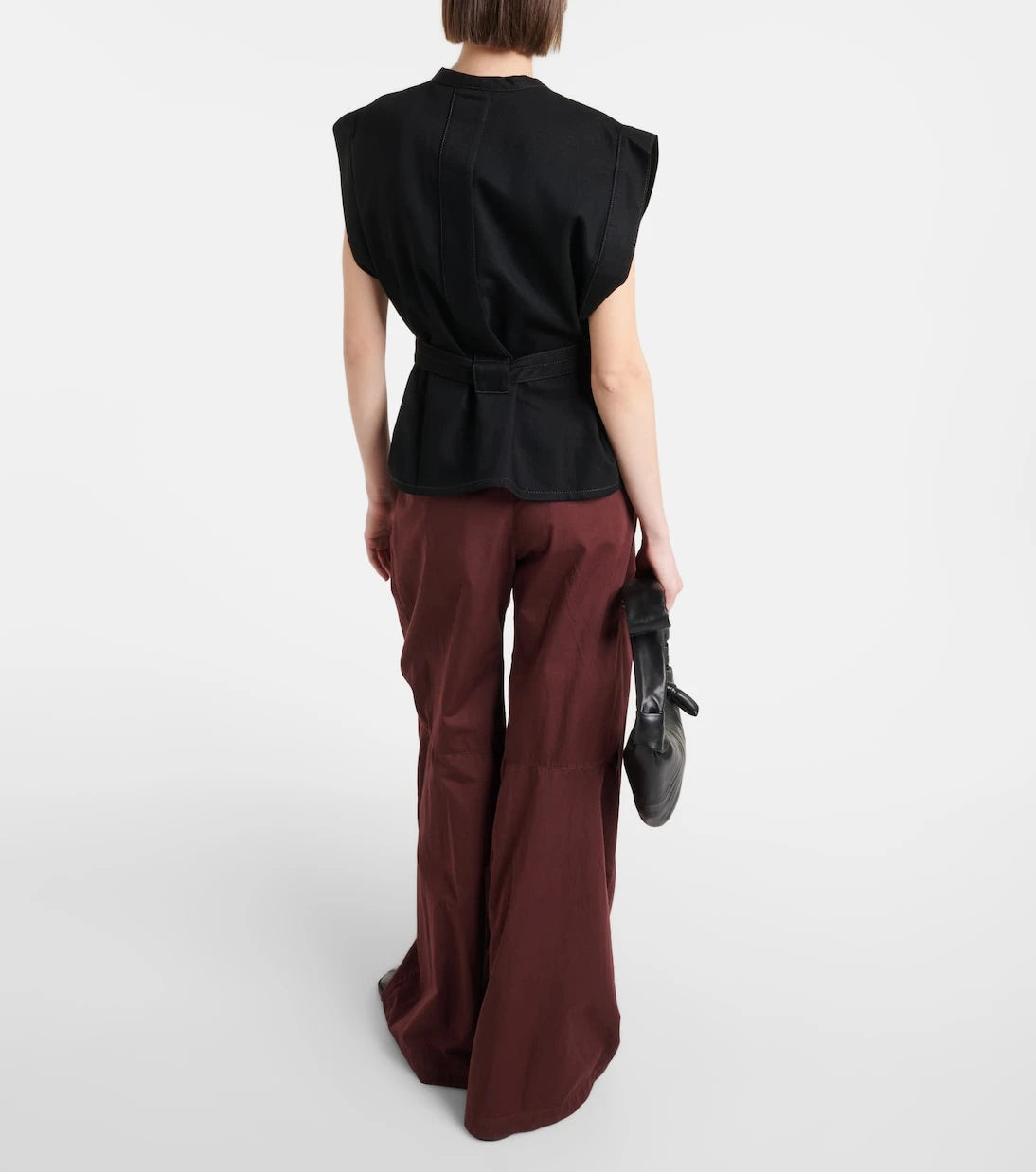 Lemaire - Chasuble belted denim top