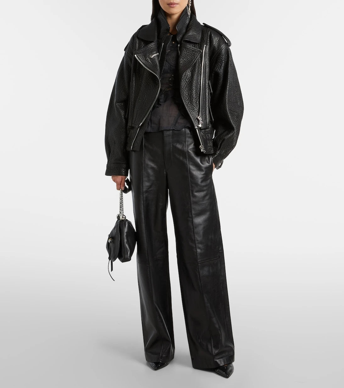 Isabel Marant - Aneli leather biker jacket