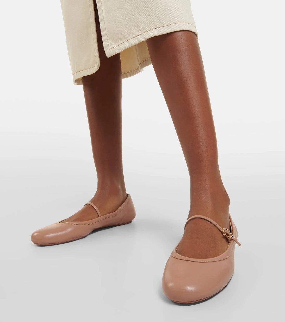Gianvito Rossi - Carla leather ballet flats