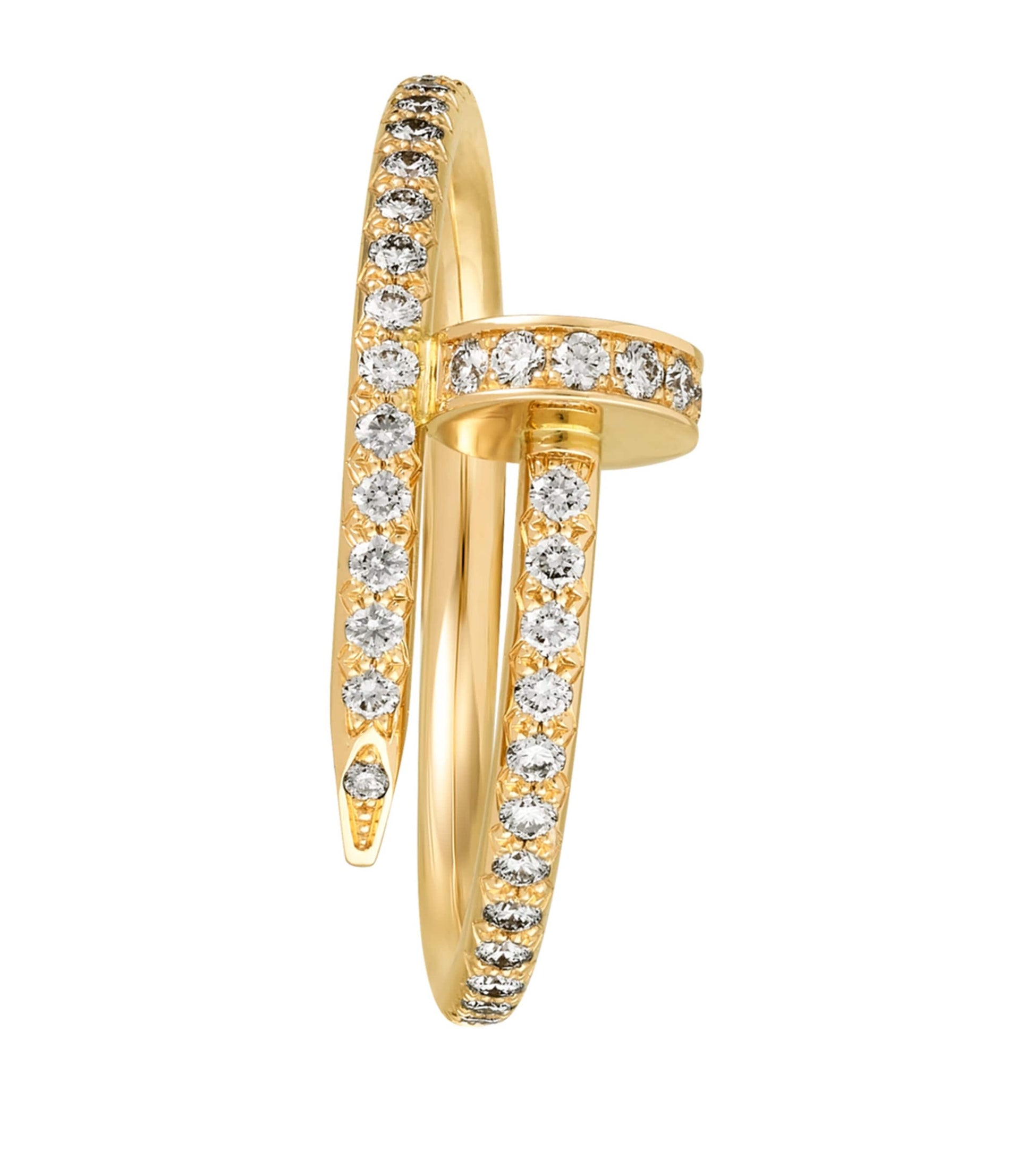 Yellow Gold and Diamond Juste un Clou Ring