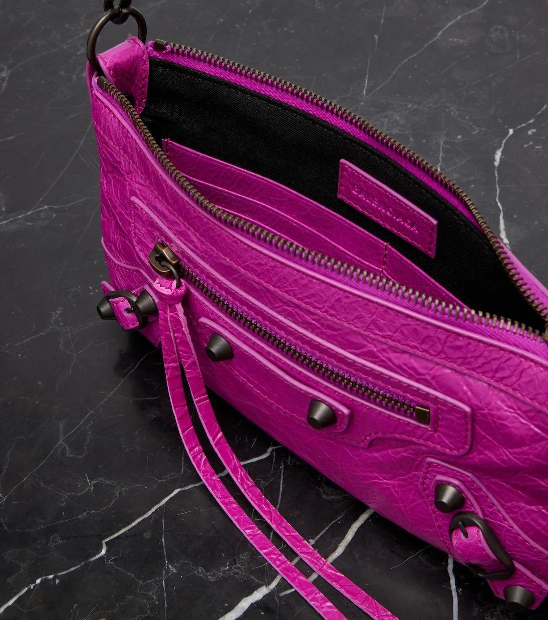 Balenciaga - Le City leather shoulder bag