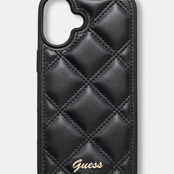 Guess кейс за телефон от имитация на кожа iPhone 16 Plus
