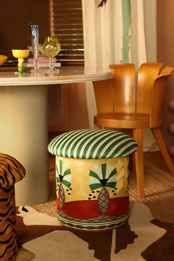 Пуф Doing Goods Paloma Palm Embroidere