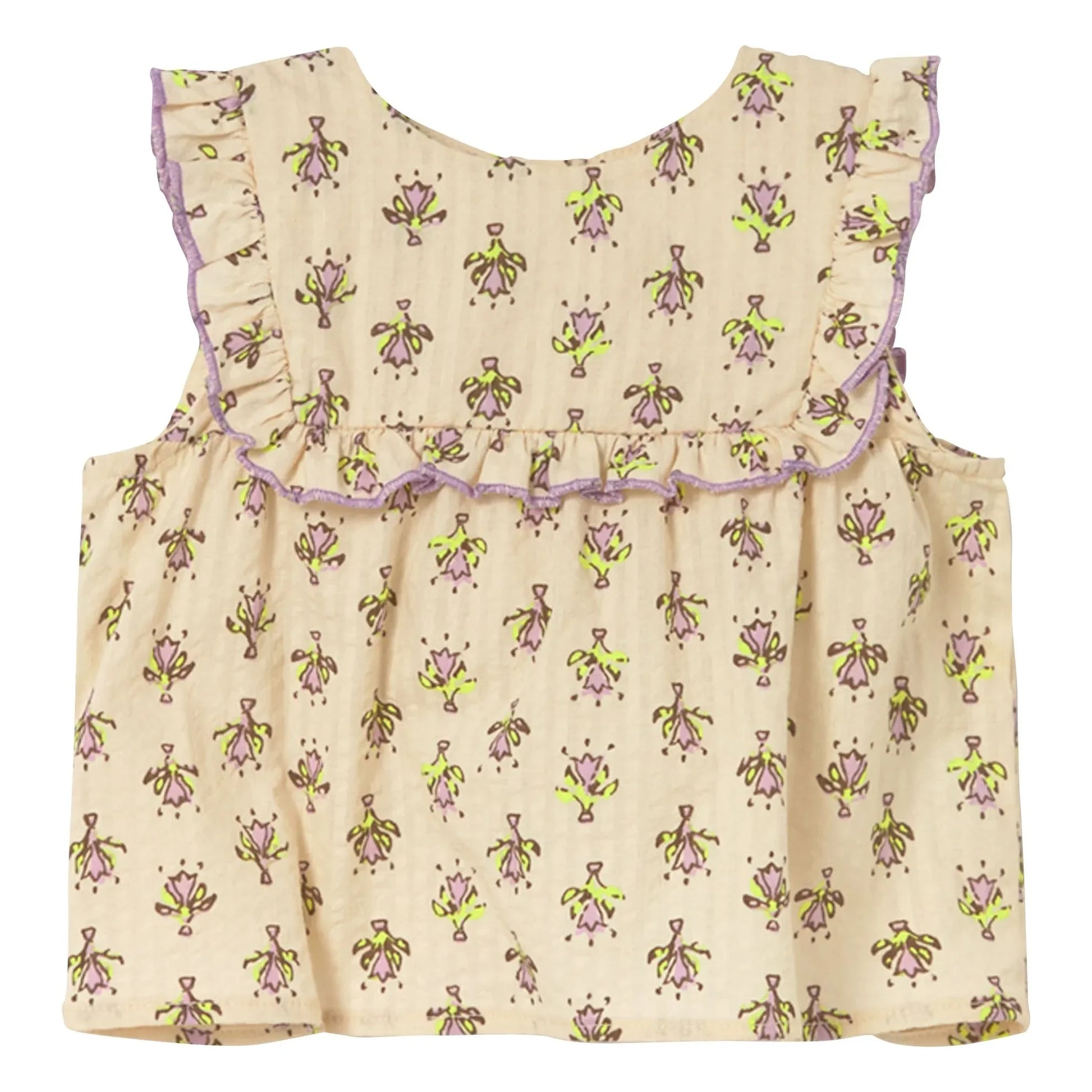 Cozmo - Ari Fleuri Organic Cotton Top | Lavender