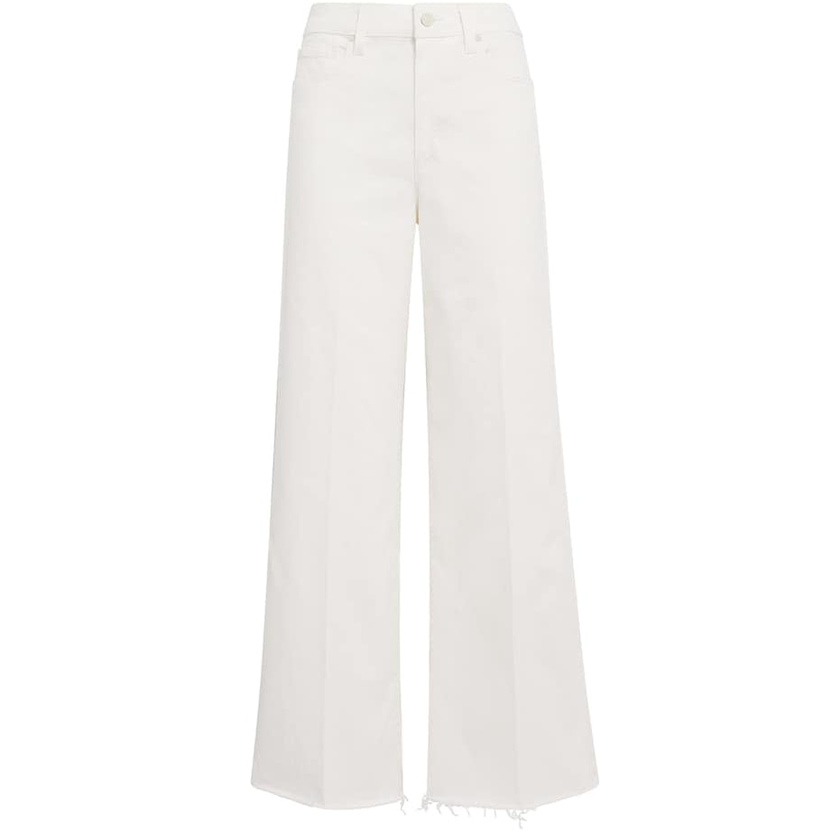 PAIGE White Anessa High-Rise Wide-Leg Jeans