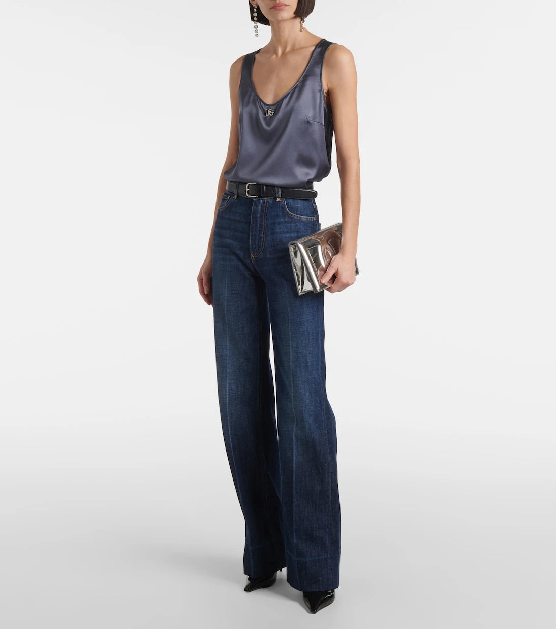 Dolce&Gabbana - Silk-blend top