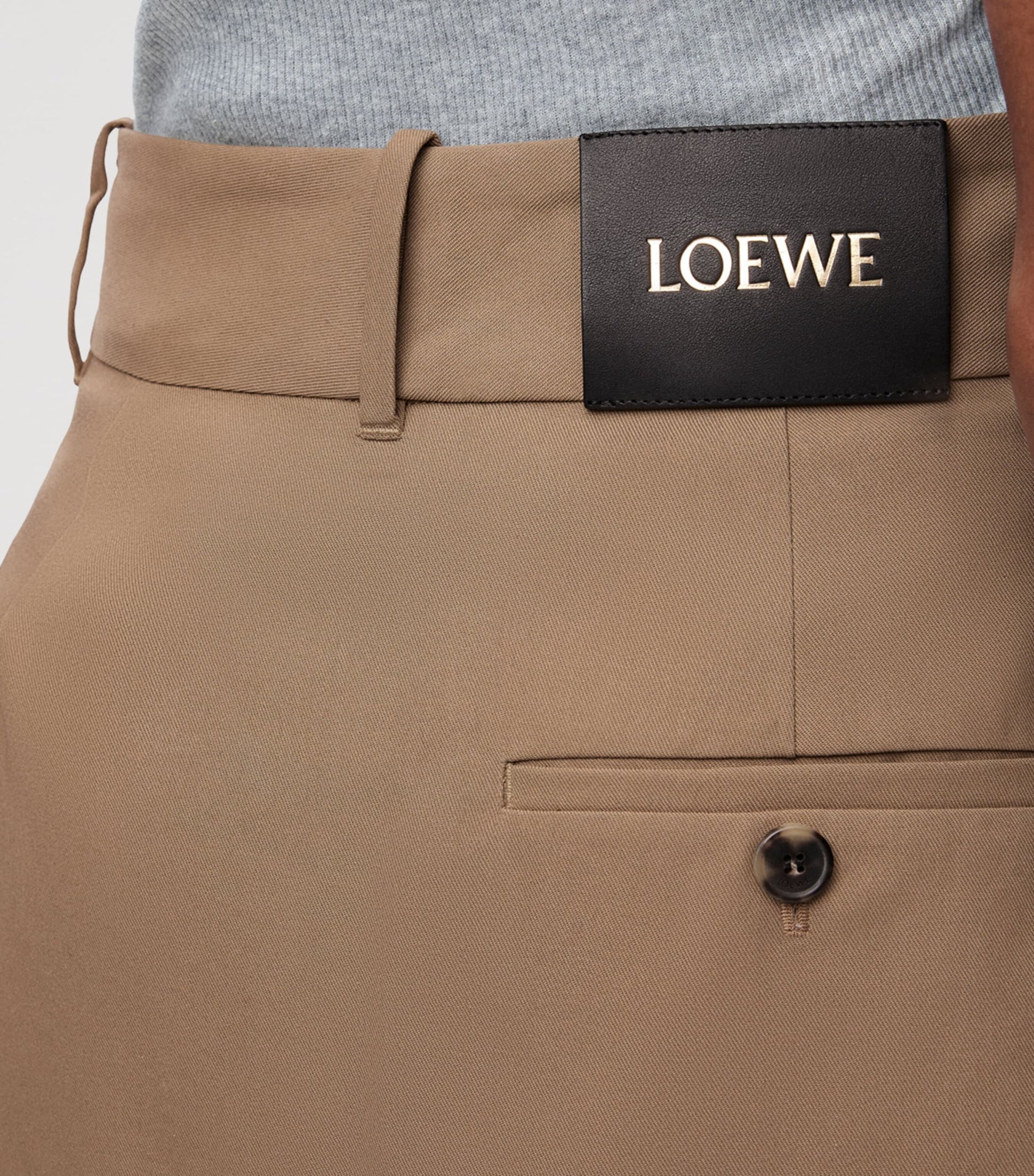 Cotton Wrap Mini Skirt