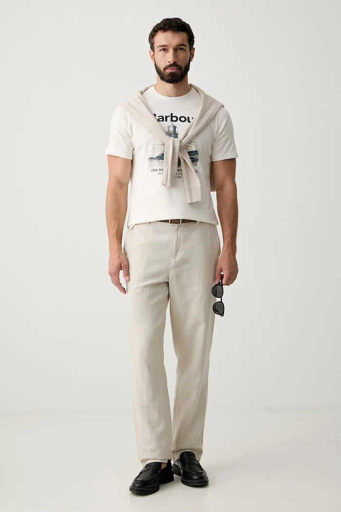 Barbour тениска мъжка от памук Harbourside
