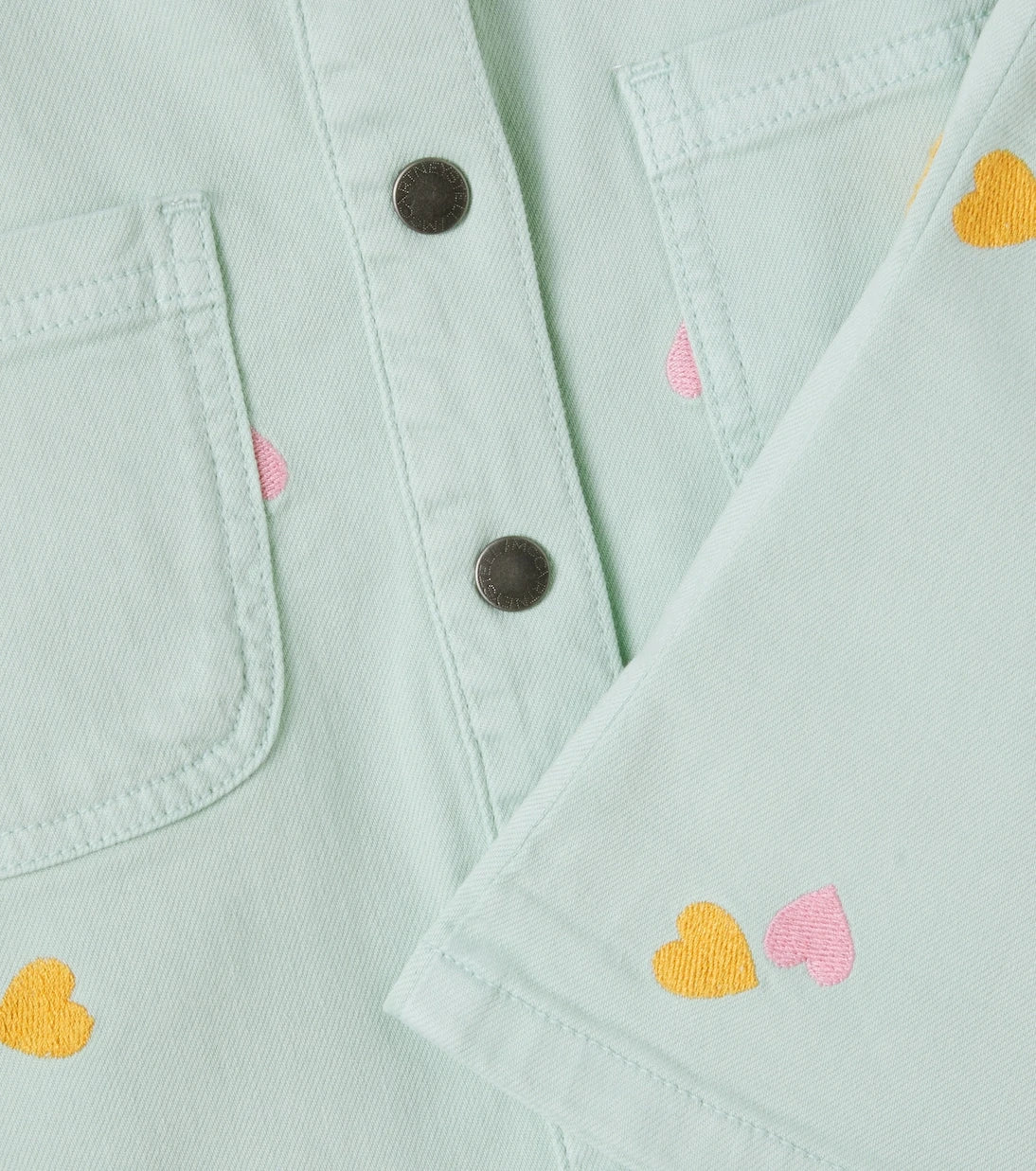 Stella McCartney Kids - Embroidered denim dress