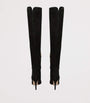 Black Suede Jules Over-the-Knee Boots 85