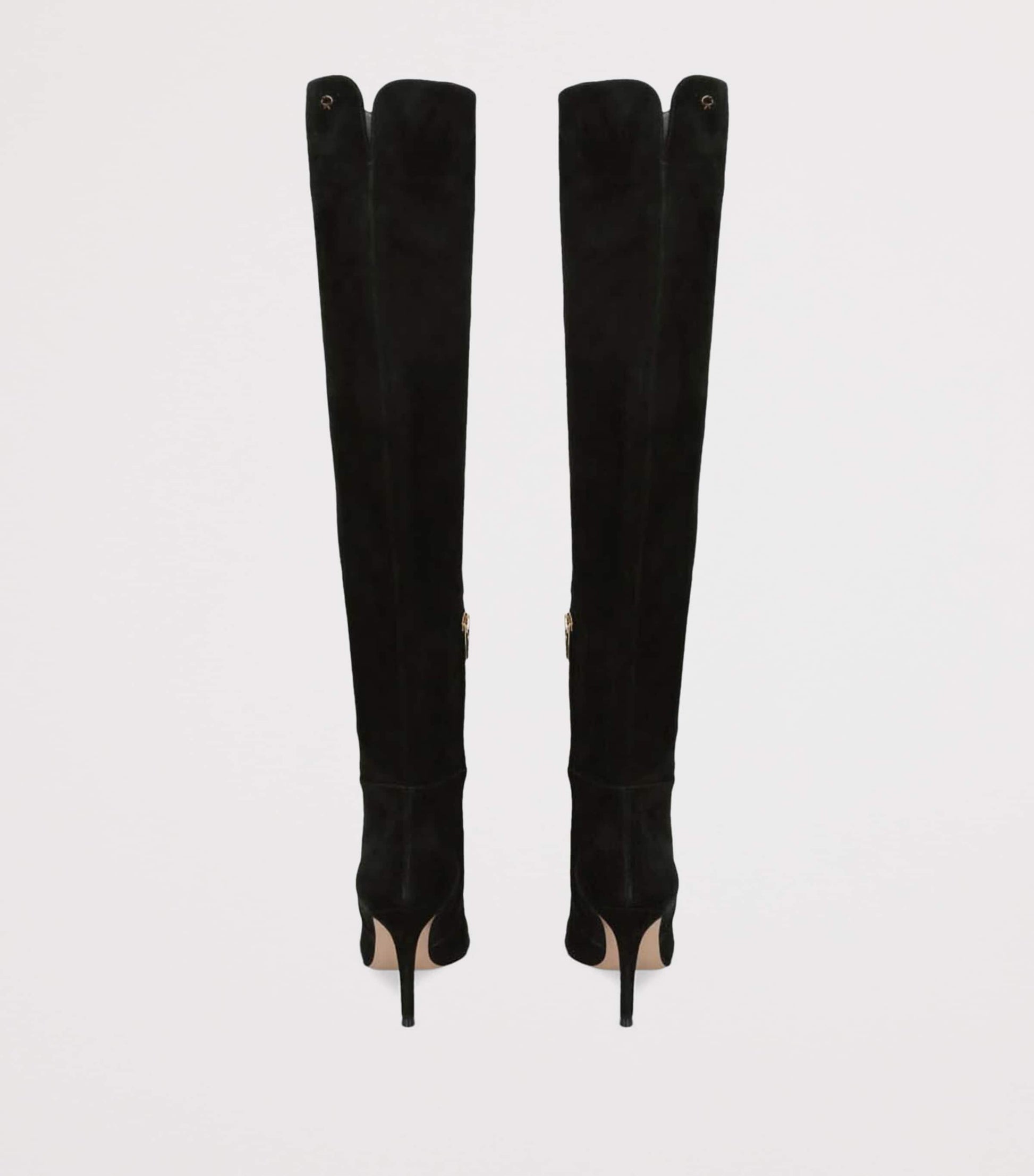 Black Suede Jules Over-the-Knee Boots 85